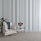 Ekena Millwork 48H x 3/4T Adjustable PVC Slat Wall Panel Kit w/ 4W Slats, Unfinished contains 11 Slats SWP55X48X0750UN - alternate 1